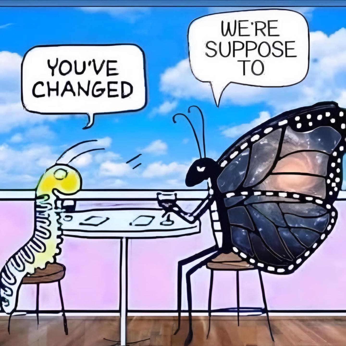 🙌 Embracing change! In Christ, we become new creations. The old is gone, replaced by the amazing new. Let's celebrate our transformation and embrace the endless possibilities that lie ahead! 🐛🦋 